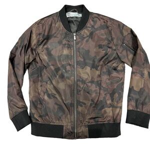 Lightweight Boys Camouflage Bomber Jacket